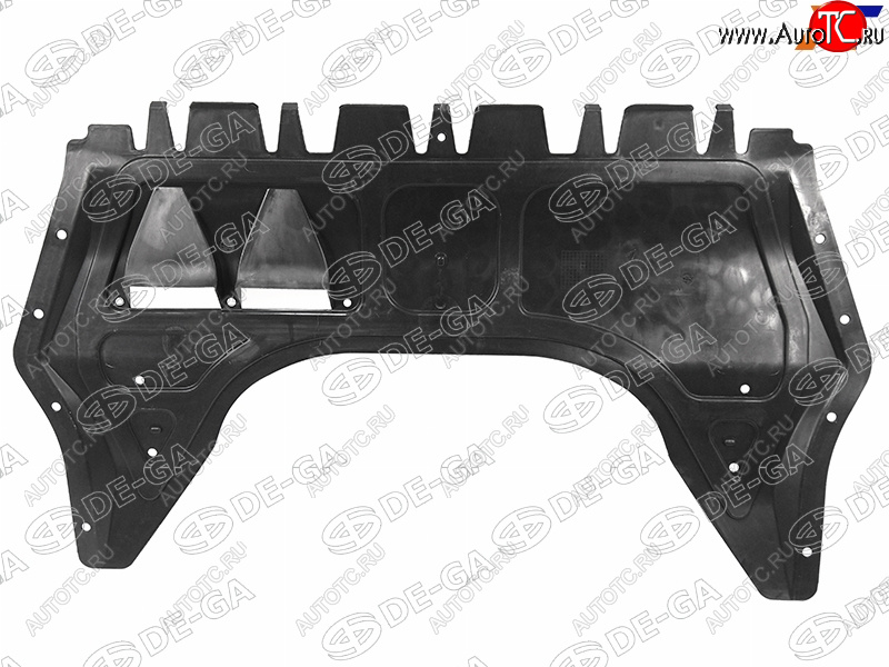 1 099 р. Защита переднего бампера (пыльник) DE-GA Skoda Superb B6 (3T5) универсал рестайлинг (2013-2015)  с доставкой в г. Майкоп
