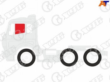2 099 р. Стекло боковое опускное (Спереди Слева Цвет зеленый) Hino Ranger 86-98 XYG Y630 FD/LH2  с доставкой в г. Майкоп. Увеличить фотографию 1