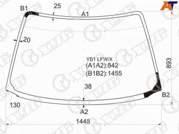 9 999 р. Стекло лобовое Suzuki Baleno 95-02  Cultus 95-02  Esteem 95-04 XYG YB1 LFW/X  с доставкой в г. Майкоп. Увеличить фотографию 1
