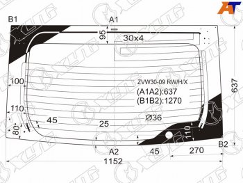 8 799 р. Стекло заднее (Цвет зеленый Обогрев) Toyota Prius (ZVW30) 09-16  Prius PHV 12-16 XYG ZVW30-09 RW/H/X  с доставкой в г. Майкоп. Увеличить фотографию 1