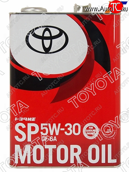 5 499 р. Масло моторное TOYOTA (металлическая канистра ) 5W-30 SPGF-6A 4Л (Япония) TOYOTA 08880-13705  с доставкой в г. Майкоп