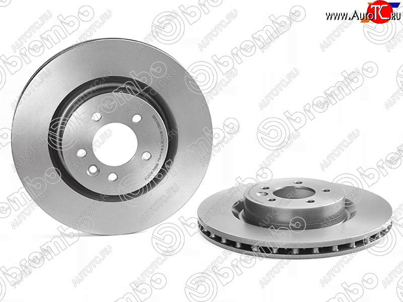 14 749 р. Передний тормозной диск BREMBO Land Rover Range Rover Sport 1 L320 дорестайлинг (2005-2009)  с доставкой в г. Майкоп