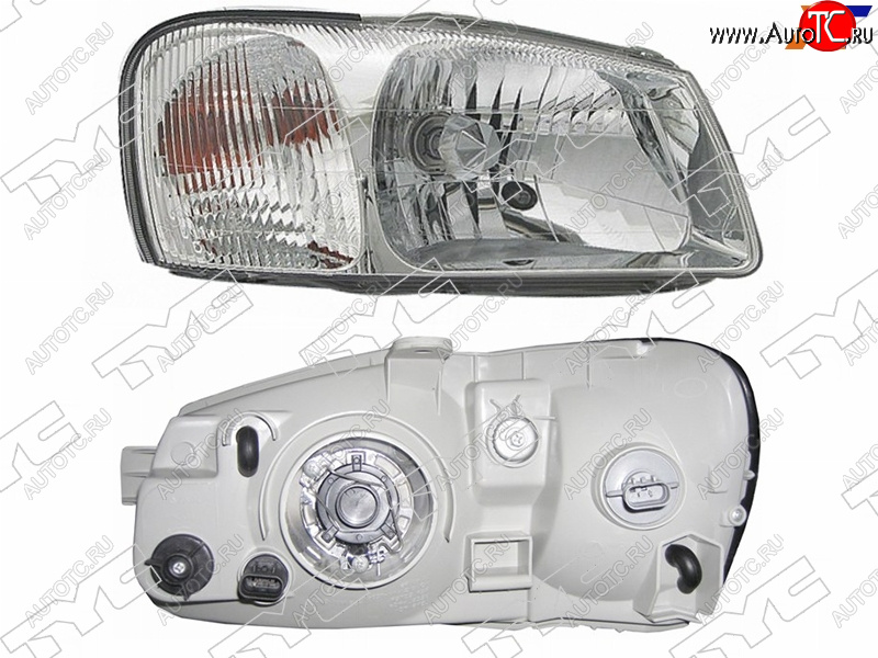 4 999 р. Фара правая (под электрокорректор) TYC  Hyundai Accent  седан ТагАЗ (2001-2012)  с доставкой в г. Майкоп