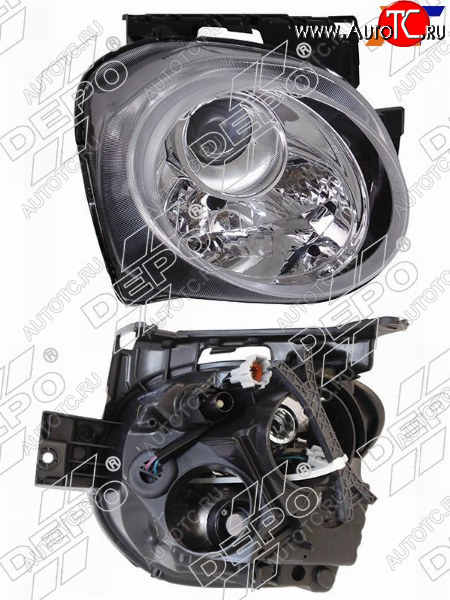 11 199 р. Фара NISSAN JUKE 14-20 RH под электрокорректор (Евросвет) DEPO 215-11H3R-LD-EM  с доставкой в г. Майкоп