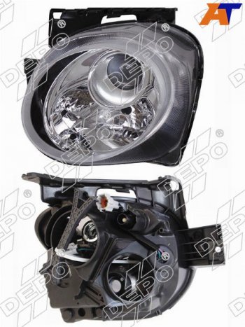 11 199 р. Фара NISSAN JUKE 14-20 LH под электрокорректор (Евросвет) DEPO 215-11H3L-LD-EM  с доставкой в г. Майкоп. Увеличить фотографию 1