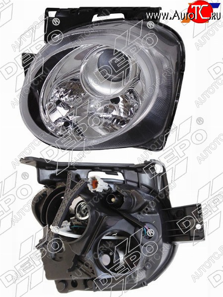 11 199 р. Фара NISSAN JUKE 14-20 LH под электрокорректор (Евросвет) DEPO 215-11H3L-LD-EM  с доставкой в г. Майкоп
