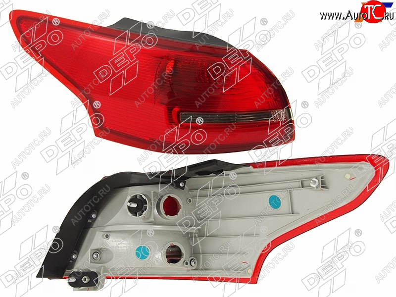 4 499 р. Фонарь задний FORD FOCUS III 15- LH 4D                                                               DEPO 431-19ABL-UE  с доставкой в г. Майкоп