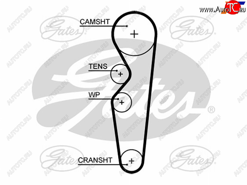 1 849 р. Ремень ГРМ CHERY BONUS AMULETFORD ESCORTORIONFIESTA 1,6 CVH 92-00 GATES 5665XS  с доставкой в г. Майкоп