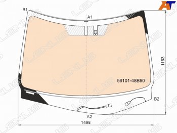 94 999 р. Стекло лобовое (Обогрев полный Датчик дождя) Lexus RX 15-19 LEXUS 56101-48B90  с доставкой в г. Майкоп. Увеличить фотографию 1