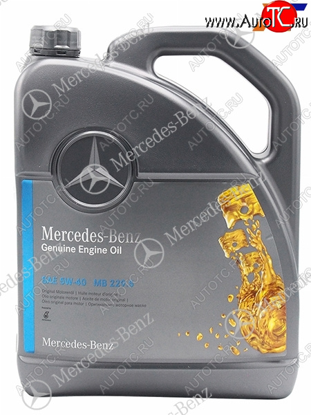 6 799 р. Масло моторное MERCEDES-BENZ (синтетическое) 5л  5W-40 229.5 бензин MERCEDES A000989630813AAEW  с доставкой в г. Майкоп