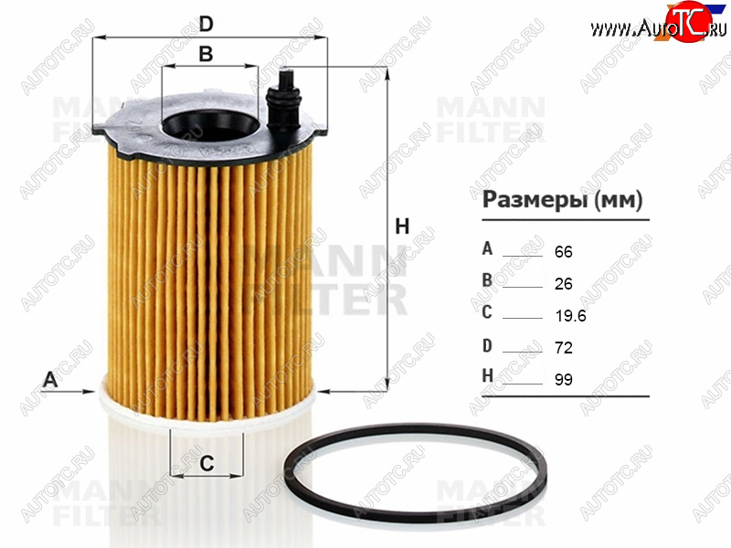 1 199 р. Фильтр масляный (картридж) MANN  CITROEN Berlingo ( M59,  B9,  K9) (2002-2023), CITROEN C3 Aircross (2017-2021), CITROEN C3 Picasso ( дорестайлинг,  рестайлинг) (2008-2017), Peugeot Partner  B9 (2008-2012)  с доставкой в г. Майкоп