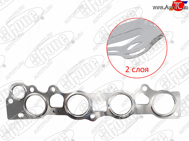849 р. Прокладка выпускного коллектора NISSAN NOTETIIDA HR1516DE 05- STONE JB-02775  с доставкой в г. Майкоп