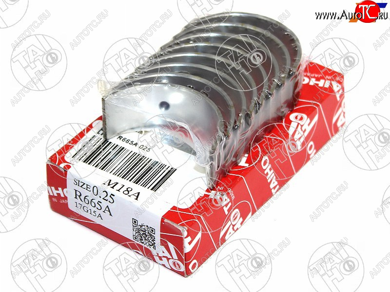 1 179 р. Вкладыши шатунные к-т 0,25 SUZUKI CULTUSESCUDOGRAND VITARASWIFTSX4 M15AM16AM18A 07- TAIHO R665A 025  с доставкой в г. Майкоп
