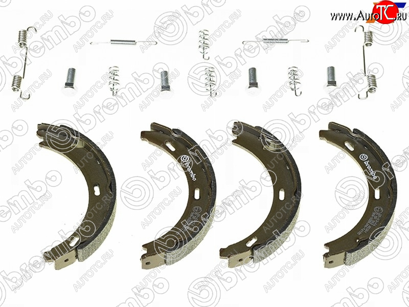 2 499 р. Колодки барабанные задние RH-LH SAT Mercedes-Benz C-Class W202 дорестайлинг седан (1993-1997)  с доставкой в г. Майкоп