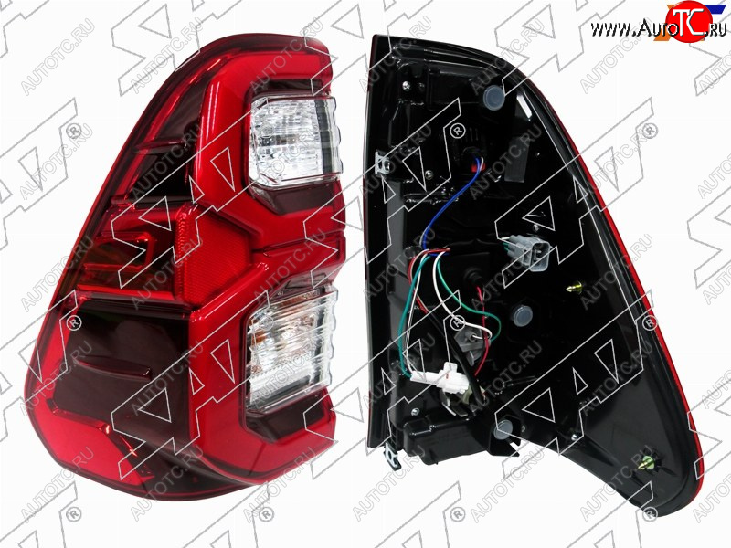 7 799 р. Фонарь задний левый (LED)  Toyota Hilux  AN120 (2020-2025) 2-ой рестайлинг  с доставкой в г. Майкоп