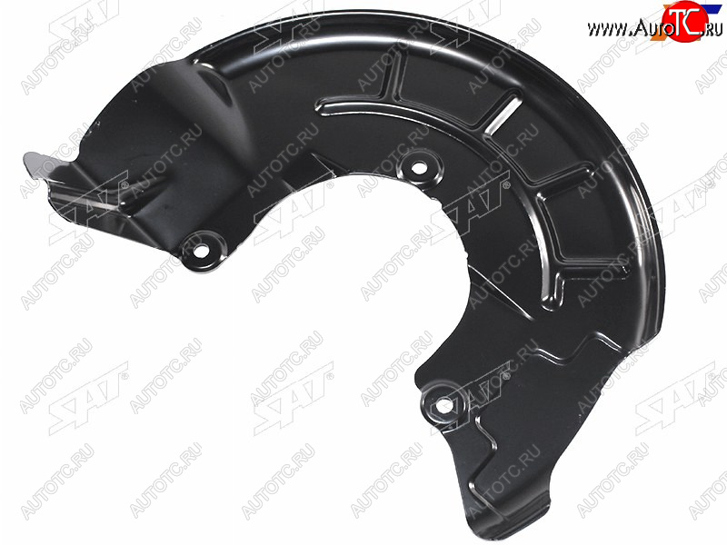 599 р. Щиток тормозного диска FR SKODA RAPID 13-18FABIA 09-14VW POLO V 10-18 RH SAT ST-6R0615312A  с доставкой в г. Майкоп