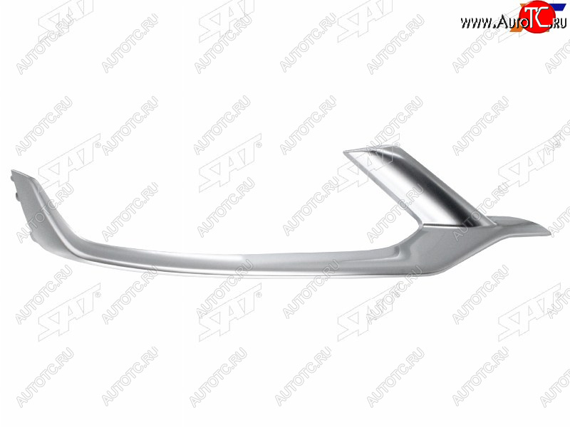 1 659 р. Правый молдинг решетки радиатора SAT Geely Coolray SX11 дорестайлинг (2018-2023) (хром)  с доставкой в г. Майкоп