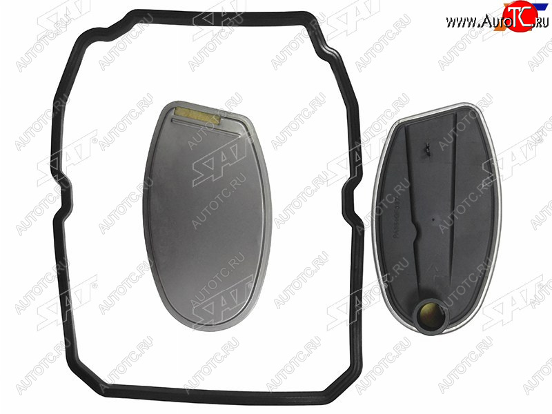 739 р. Фильтр АКПП MERCEDES BENZ W204203202212211210463220163 (5ступ) (с прокладкой) SAT ST-A1402770095  с доставкой в г. Майкоп