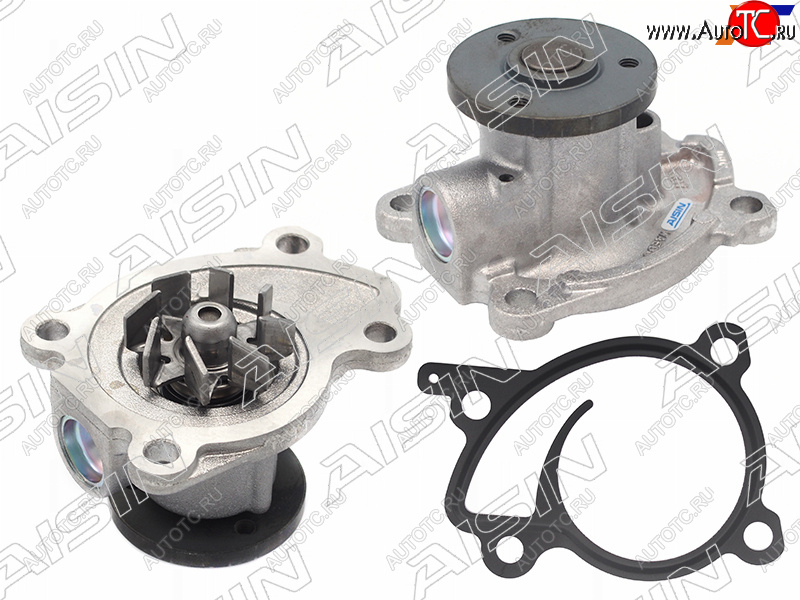 5 249 р. Насос водяного охлаждения с прокладкой AISIN Nissan Qashqai 1 дорестайлинг (2007-2010)  с доставкой в г. Майкоп
