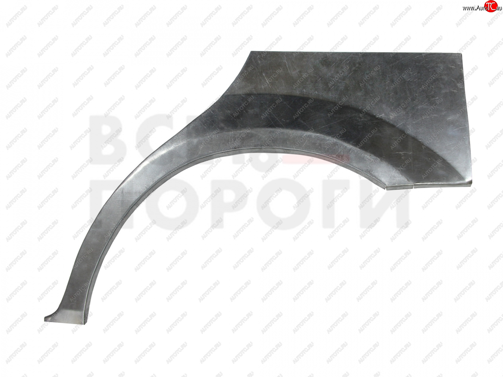 2 099 р. Левая задняя ремонтная арка (внешняя) Vseporogi  Mazda 6 ( GG,  GG, GY) (2002-2008) лифтбэк дорестайлинг, седан дорестайлинг, универсал дорестайлинг, лифтбэк рестайлинг, седан рестайлинг, универсал рестайлинг (Оцинкованная сталь 0,8 мм.)  с доставкой в г. Майкоп
