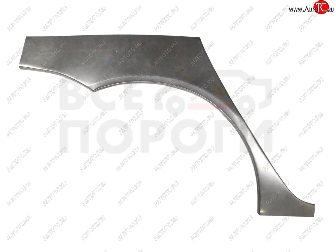 2 099 р. Правая задняя ремонтная арка (внешняя) Vseporogi  Mitsubishi Lancer  9 CS (2003-2009) седан 1-ый рестайлинг, седан 2-ой рестайлинг (Оцинкованная сталь 0,8 мм.)  с доставкой в г. Майкоп