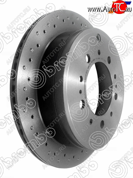 16 749 р. Диск тормозной задний Ø345 BREMBO Lexus LX570 J200 2-ой рестайлинг (2015-2022)  с доставкой в г. Майкоп