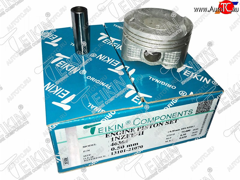4 799 р. Поршни (к-т 4 шт) TOYOTA COROLLA RUNXALLEXCOROLLAFIELDERVITZ 1NZFE TEIKIN 46364 050  с доставкой в г. Майкоп
