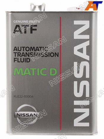 6 399 р. Масло трансмиссионное NISSAN MATIC D (ATF) 4Л. NISSAN KLE22-00004  с доставкой в г. Майкоп. Увеличить фотографию 1
