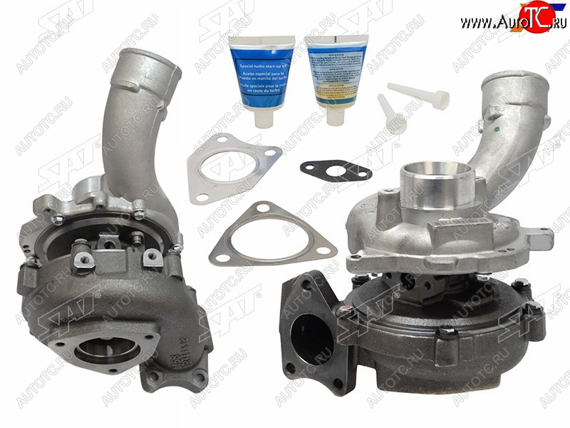 36 999 р. Турбина Audi A6 04-10  Q7 05-15  Volkswagen Touareg 02-14  Audi A6 allroad quattro 06-12  S6 06- SAT ST-059 145 722 R  с доставкой в г. Майкоп