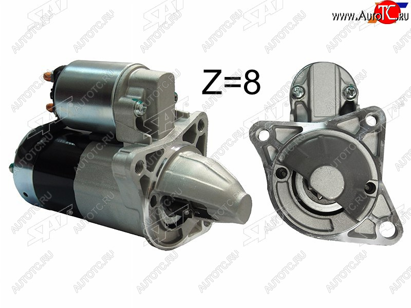 5 399 р. Стартер Kia Rio 00-05  Mazda Demio 96-02  Kia Carens 02-06  Sephia 98-04  Shuma 97-04  Spectra SAT ST-BPD4-18-400A  с доставкой в г. Майкоп