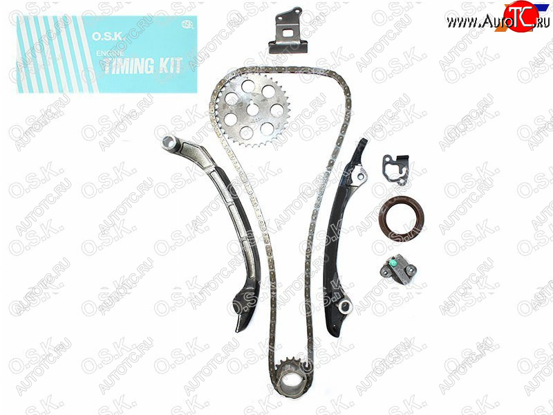 10 999 р. Комплект для замены цепи ГРМ TOYOTA DYNATOYOACEHIACEHILUXLC PRADO 2TR-FE 04- OSK T037K  с доставкой в г. Майкоп