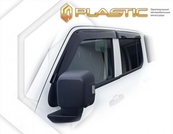 2 199 р. Дефлектора окон CA-Plastic Tank 300 (2020-2025) (серия Сlassic полупрозрачный)  с доставкой в г. Майкоп. Увеличить фотографию 2
