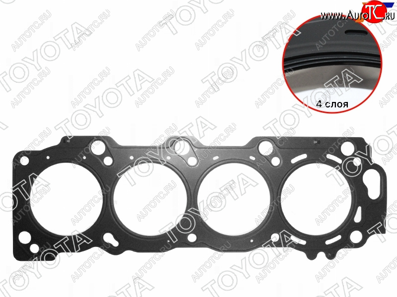 3 599 р. Прокладка ГБЦ TOYOTA 3UZFE LH TOYOTA 11116-50060  с доставкой в г. Майкоп