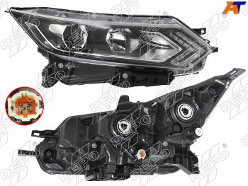 19 849 р. Фара Nissan Qashqai 17-22 (Справа) DEPO 215-11AKR-LDEM2  с доставкой в г. Майкоп. Увеличить фотографию 1