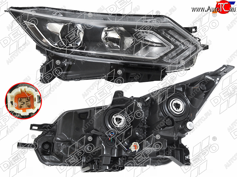 19 849 р. Фара Nissan Qashqai 17-22 (Справа) DEPO 215-11AKR-LDEM2  с доставкой в г. Майкоп