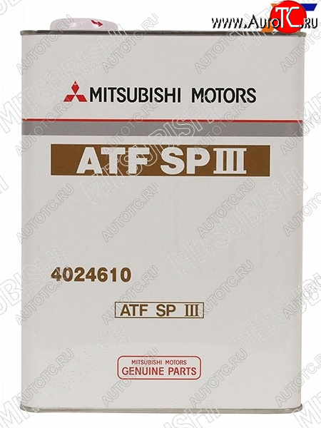 4 499 р. Масло трансмиссионное MITSUBISHI ATF SP3 4Л. MITSUBISHI 4024610  с доставкой в г. Майкоп