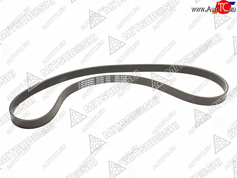 869 р. Ремень поликлин MITSUBISHI DIAMANT F3#F4#NISSAN TIIDA MR18DERENAULT LOGAN 1.6 16V 06- MITSUBOSHI 6PK1200  с доставкой в г. Майкоп