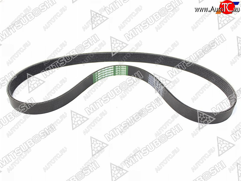 659 р. Ремень приводной SKODA OCTAVIA 1,6VW POLO 1,4AUDI A3 12- MITSUBOSHI 6PK1000  с доставкой в г. Майкоп