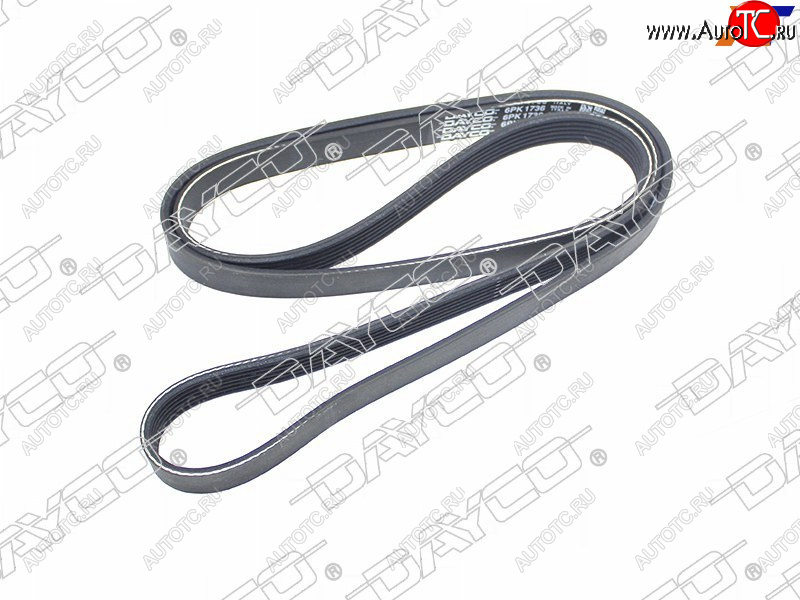 1 249 р. Ремень поликлиновой AUDI A1 1.4 10-A3 1.41.6 03-BMW E36 1.61.9 94-00VW JETTA 1.41.6 05-PASSAT DAYCO 6PK1736  с доставкой в г. Майкоп