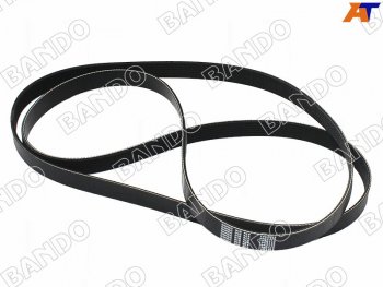 3 399 р. Ремень поликлиновой MITSUBISHI 6G7# PAJERO IV 3.53.8, V6#7#8#9# 99-06 BANDO 7PK2415  с доставкой в г. Майкоп. Увеличить фотографию 1