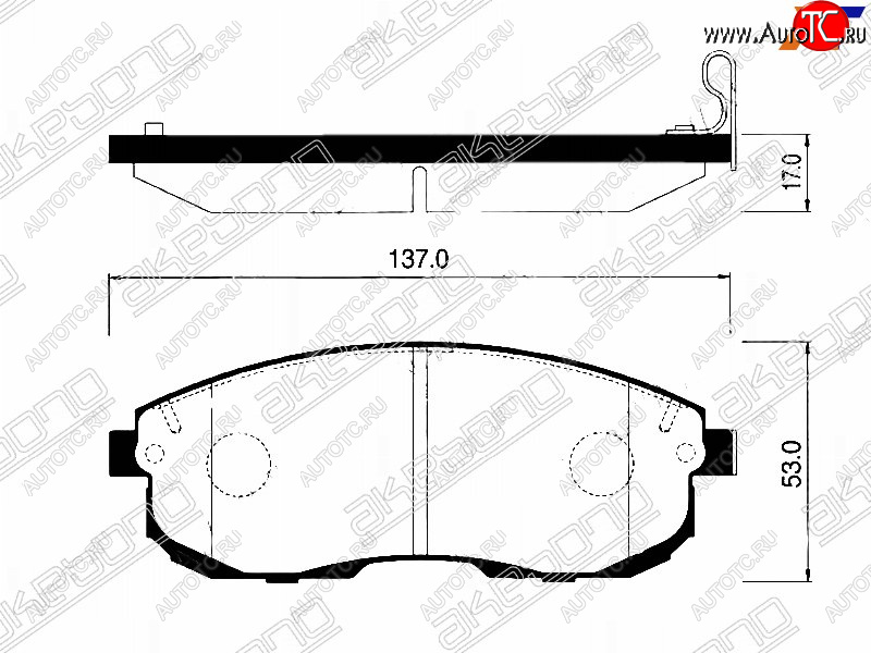 1 999 р. Колодки тормозные перед FR-FL SAT Nissan Juke 1 YF15 рестайлинг (2014-2020)  с доставкой в г. Майкоп