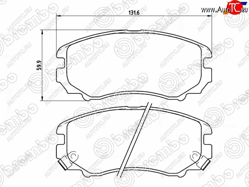 3 099 р. Колодки тормозные перед FR-FL SAT KIA Soul PS рестайлинг (2017-2019)  с доставкой в г. Майкоп