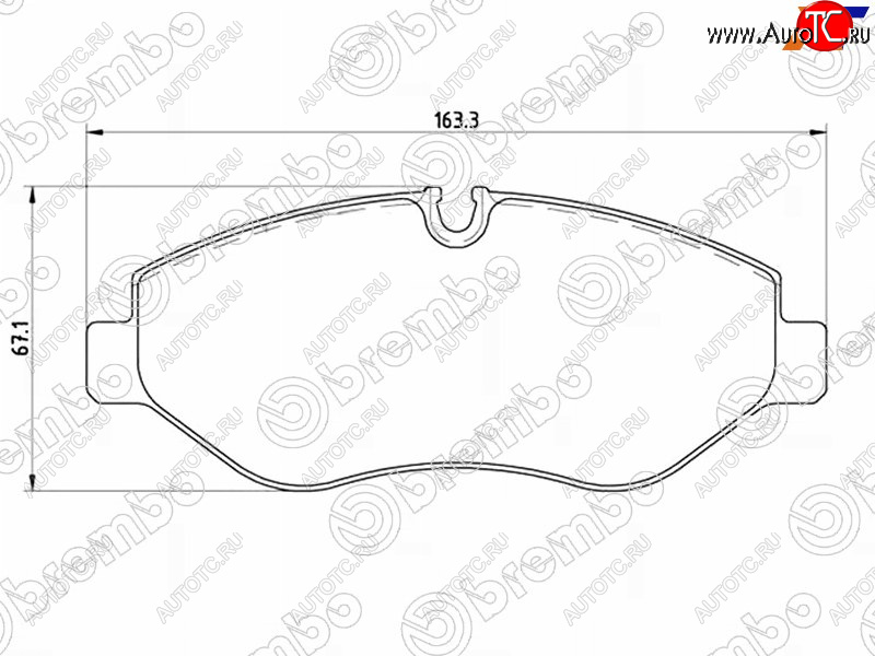 5 549 р. Колодки тормозные перед FR-FL SAT Mercedes-Benz Sprinter W906 (2006-2013)  с доставкой в г. Майкоп
