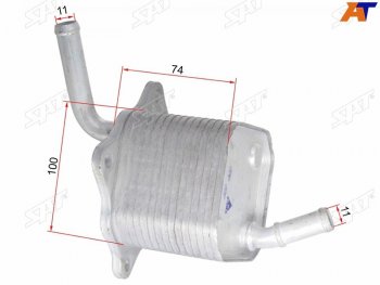 4 399 р. Радиатор масляный TOYOTA FORTUNER 15-HIACE 19-HILUX 15- SAT ST-205-0003  с доставкой в г. Майкоп. Увеличить фотографию 1
