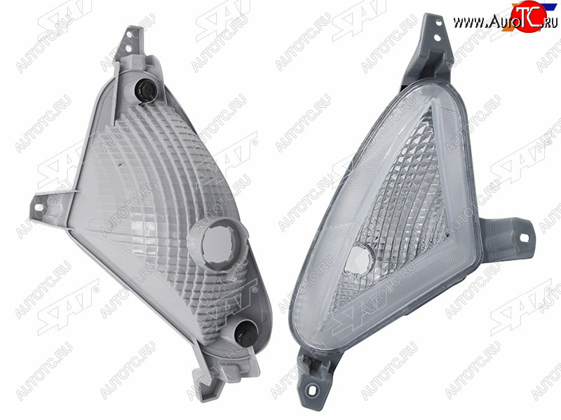 1 399 р. Правая противотуманная фара SAT Hyundai Elantra CN7 (2020-2023)  с доставкой в г. Майкоп