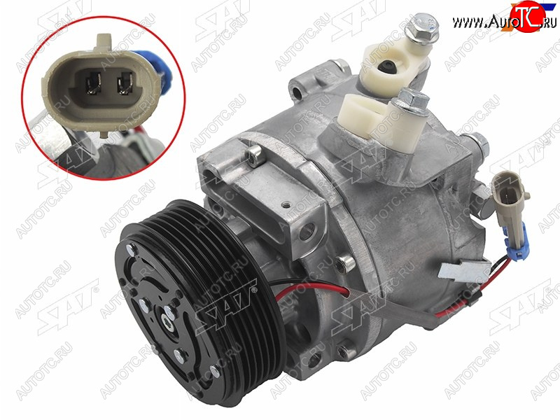 22 999 р. Компрессор кондиционера Chevrolet Aveo 11-15  Opel Mokka 12-19  Chevrolet Tracker 13-15  Opel Ada SAT ST-245-0007  с доставкой в г. Майкоп