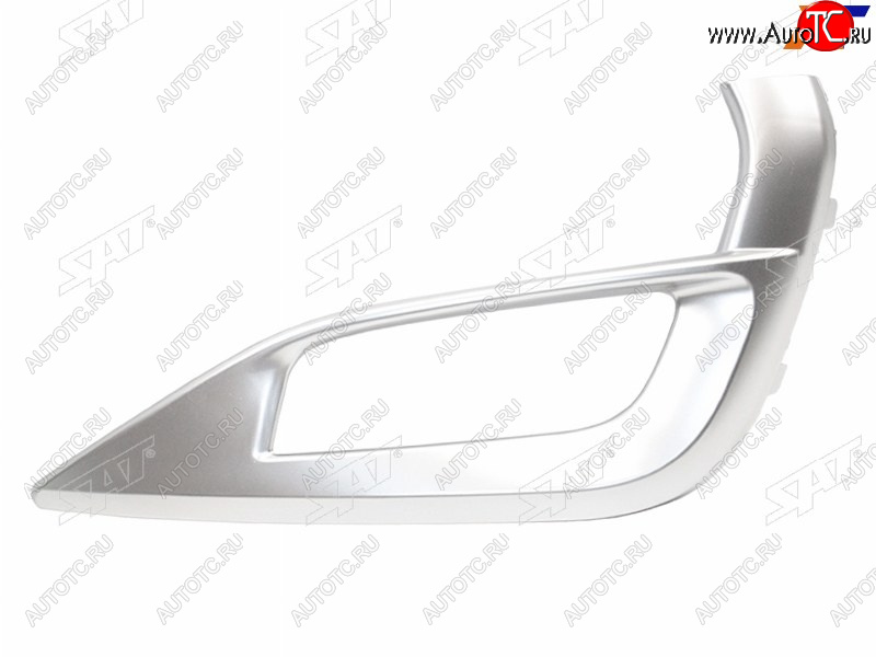 569 р. Правая оправа ПТФ SAT Geely Atlas NL3 (2016-2022) (Серый)  с доставкой в г. Майкоп