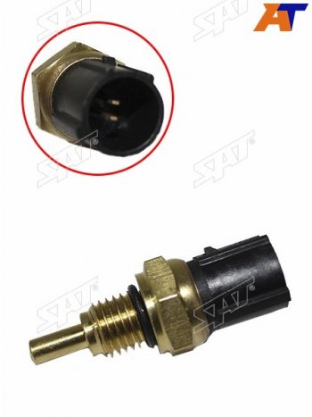319 р. Датчик температуры охлаждающей жидкости HONDA B20BB18BD13BD15BD16AF20AF22BH22AG20AG25A SAT ST-37870-PK2-005  с доставкой в г. Майкоп. Увеличить фотографию 2