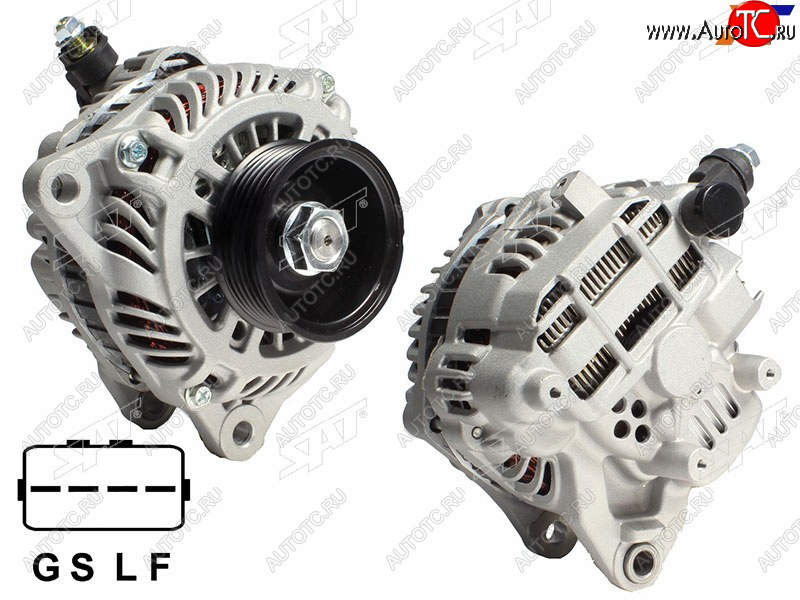 11 699 р. Генератор MMC ECLIPSEGALANT DJLANCER CS7OUTLANDER CU5W 2.4 07-08 4G69 12V 120A SAT ST-85-0026  с доставкой в г. Майкоп