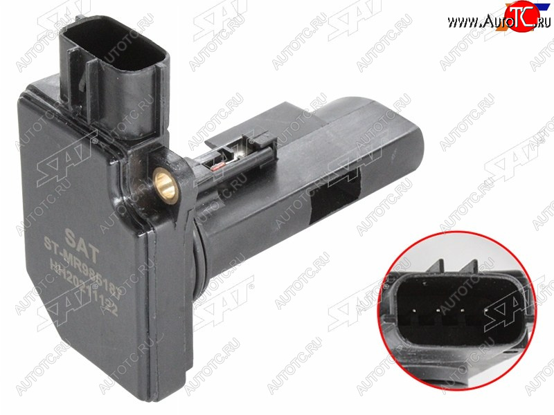 2 799 р. Датчик расхода воздуха MMC 4B1011124J114G154G644G696G7274756B31 1,8-3,0 SAT ST-MR985187  с доставкой в г. Майкоп